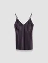 Joseph Clea Silk Satin Camisole In Aurora