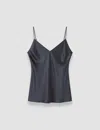 Joseph Clea Silk Satin Camisole In Blue