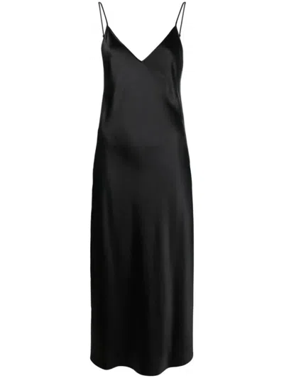 Joseph Clea Silk Satin Flared Dress