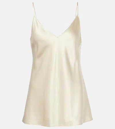 Joseph Clea Silk Satin Slip Camisole In Neutrals