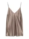 Joseph Sepia Brown Silk Blouse