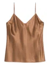 Joseph Clea V-neck Top In Brown