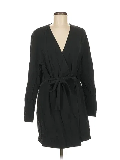 Pre-owned Joseph Coat In Black