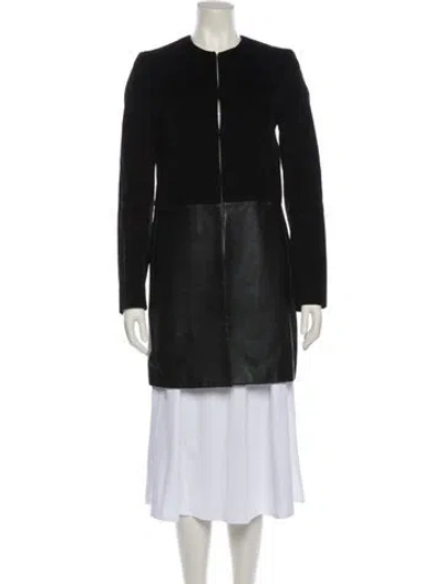 Pre-owned Joseph Coat In Black