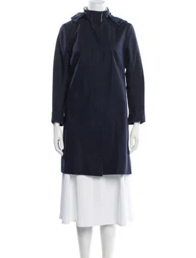 Pre-owned Joseph Coat In Blue