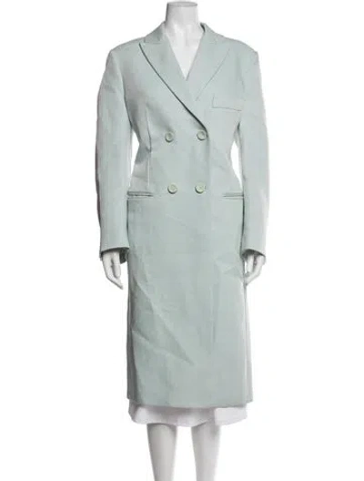 Pre-owned Joseph Coat In Blue/green