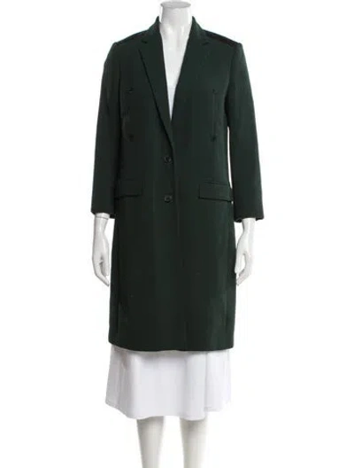 Pre-owned Joseph Coat In Green
