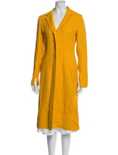 Pre-owned Joseph Coat In Orange