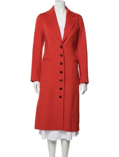 Pre-owned Joseph Coat In Orange