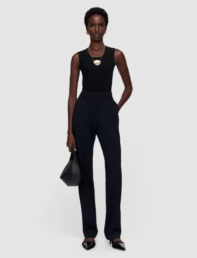 Joseph Colburn Comfort Cady Trousers In Black