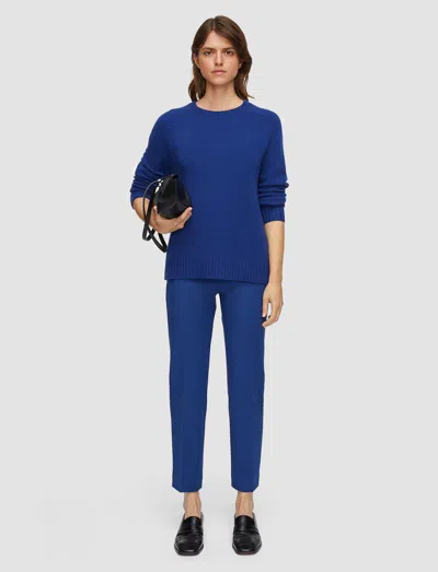 Joseph Coleman Bi-stretch Toile Trousers In Blue