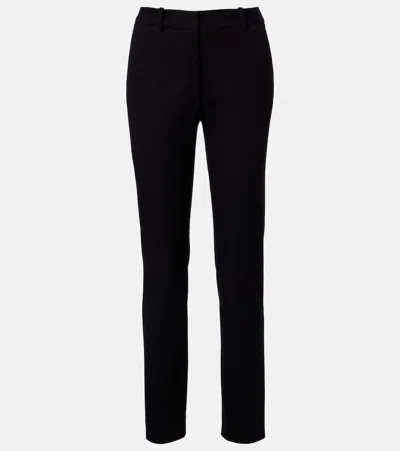 Joseph Coleman Cotton-blend Gabardine Slim Pants In Black
