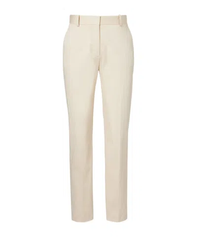 Joseph Coleman Cotton Straight Leg Pants In Neutral