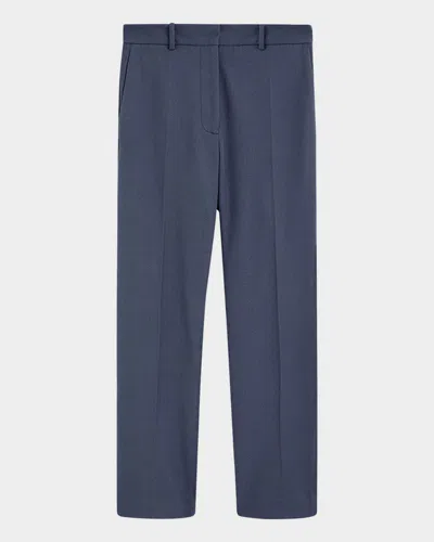 Joseph Coleman Cropped Gabardine Pants In Harbour