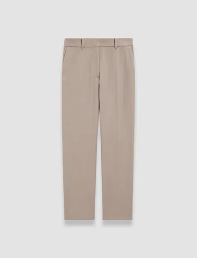 Joseph Coleman Gabardine Stretch Trousers In Escargot