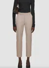 Joseph Coleman Gabardine Stretch Trousers In Escargot In Animal Print