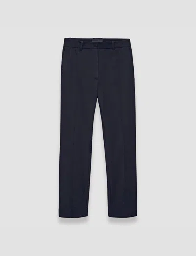 Joseph Coleman Gabardine Stretch Trousers In Navy