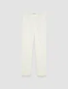 Joseph Gabardine Stretch New Eliston Trousers In Oyster White