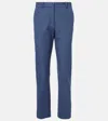 Joseph Coleman Gabardine Wide-leg Pants In Blue