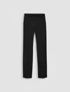 Joseph Coleman Long Gabardine Stretch Trousers In Black
