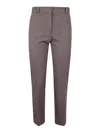 Joseph Coleman Pant Gabardine Stretch In Brown
