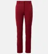 Joseph Coleman Slim Pants In Burgundy