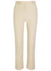 Joseph Coleman Straight-leg Stretch-cotton Trousers In Neutral