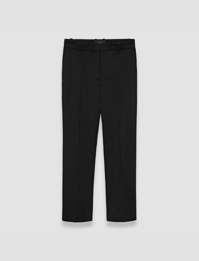 Joseph Coleman Tailoring Wool Stretch Trousers In Black