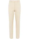 Joseph Coleman Cropped Gabardine Slim Pants In Neutrals