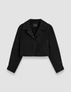 Joseph Collin Light Double Face Jacket In Black