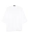 Joseph Congo Shirt With Batwing Sleeves In White