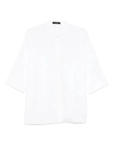 Joseph Congo Shirt With Batwing Sleeves In White