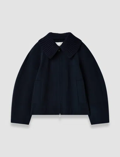 Joseph Cooksey Double Face Cashmere Jacket In Blue