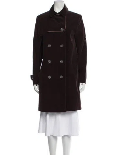 Pre-owned Joseph Corduroy Trench Coat In Brown