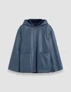Joseph Cosser Reversible Shearling Coat In Harbour