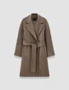Joseph Costa Double Face Cashmere Coat In Brown