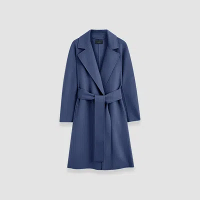 Joseph Costa Double Face Cashmere Coat In Harbour