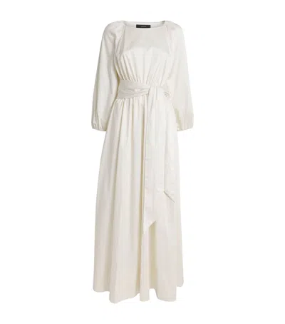 Joseph Cotton Bellan Maxi Dress In White