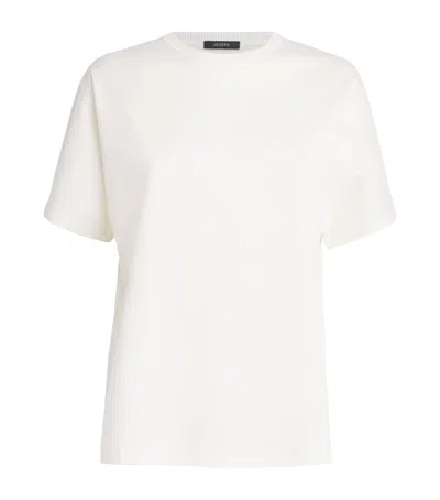 Joseph Cotton Comfort T-shirt In Ivory