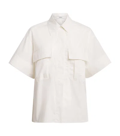 Joseph Cotton Poplin Justo Shirt In White