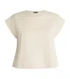 Joseph Cotton Poplin T-shirt In Neutral