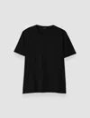 Joseph Cotton Silk Jersey T-shirt In Black