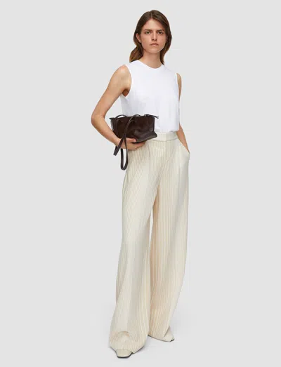 Joseph Cotton Silk Jersey Tank Top In White