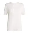 Joseph Cotton Comfort T-shirt In White