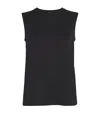 Joseph Cotton Silk Jersey Tank Top In Black
