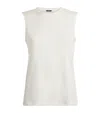 Joseph Cotton-silk Jersey Tank Top In White