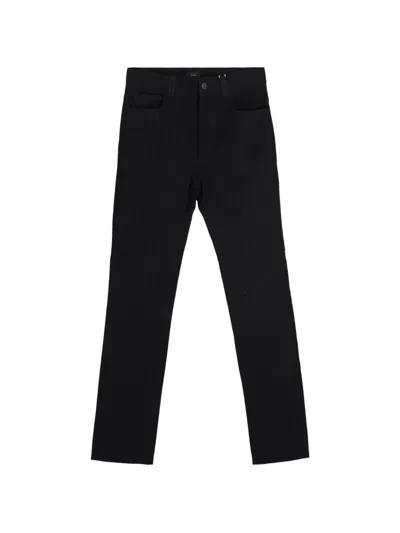 Pre-owned Joseph Cotton Straight Trousers In Black