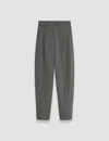 Joseph Cravate Wool Flocon Trousers In Ivory/black