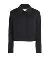 Joseph Abbe Tailored Crepe Jacket In Black