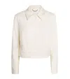 Joseph Crepe Abbe Tailored Jacket In White